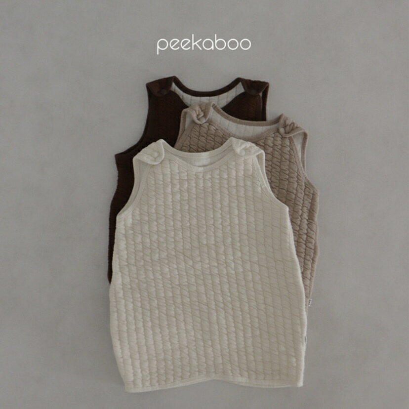 【peekaboo-kids】スリーパー　ナチュラルカラー　ベージュカラー　ルームウェア　ベビー服　70 80 90 100 110