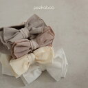 【お取り寄せ：peekaboo-baby】Harmony hairband　リボンヘアバンド　ヘアアクセサリー　退院着　ベビーフォト　出産祝いセット　韓国子供服