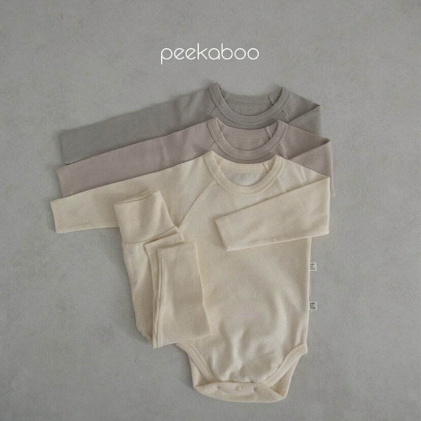 楽天Korea fabric【お取り寄せ：peekaboo-baby】Bunny suit set　ロンパースセット　レギンス　ベビーコーデ　ベビーフォト　出産祝いセット　韓国子供服