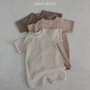 【peekaboo-baby】Oh yeah bodysuit ワッフルロンパース カバーオール ワッフル 兄弟リンクコーデ ルームウェア セットアップコーデ 韓国子供服 韓国こども服