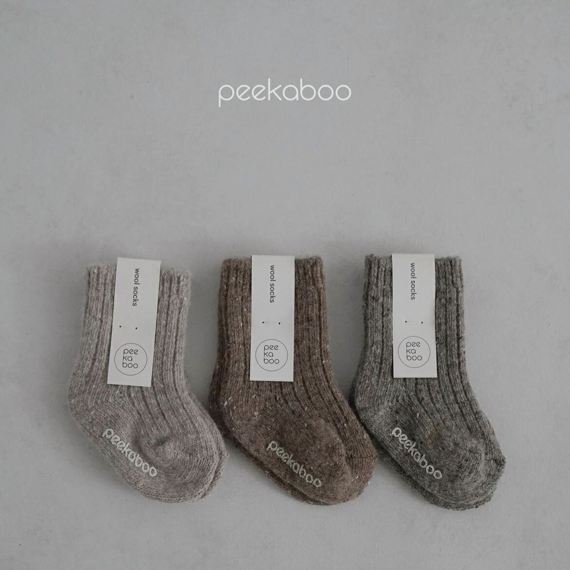 【楽天スーパーSALE価格】peekawool socks set　ソックスセット　靴下　ウールソックス　韓国子供服　韓国こども服