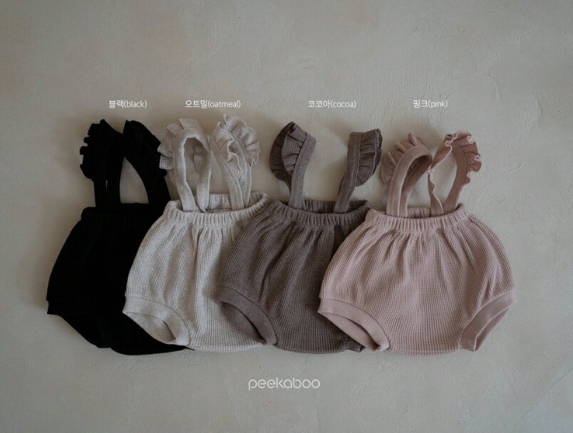 【peekaboo-baby】Shushu サロペット春服秋服ベビーフォト出産祝い韓国子供服