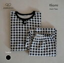 【peekaboo-mom】Kkomi mom ママサイズ パパサイズ ブラックコーデ ギンガムチェック black リンクコーデ ルームウェア パジャマ 韓国子供服 peekaboo(4)