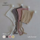 【peekaboo-baby】Lala bonnet ボンネットポンポン ベビー帽子 リブ 春服 秋服 ベビーフォト 出産祝い 韓国子供服