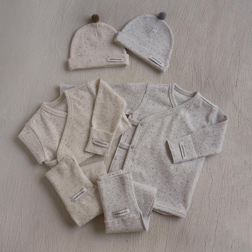 【peekaboo-newborn】Nep newborn set 新生児 つぶつぶ　男の子　女の子　冬出産　出産準備　出産祝い　お祝い　プレゼント　退院着　韓国子供服韓国こども服 3