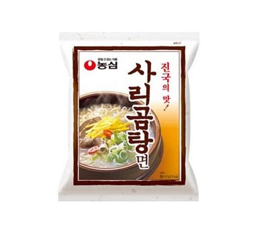 農心 サリコムタン麺 110g 10食セット | 辛くない！ 濃厚で深みのある 牛骨コムタンスープ の味が最高 サリコム湯麺 韓国ラーメン 即席めん