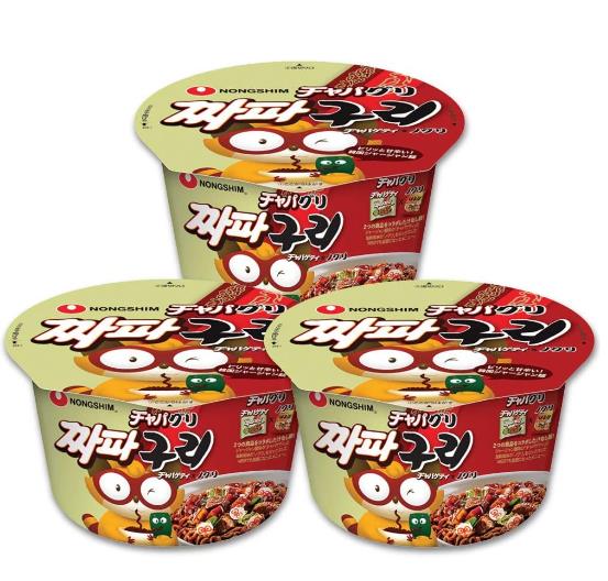 農心 チャパグリ カップ麺 114g 3個セット パラサイト チャパグリ も作れる カップ ラーメン インスタント ラーメン 辛くない 麺 スパゲッティ 子供でも 食べられる 人気 定番 屋台