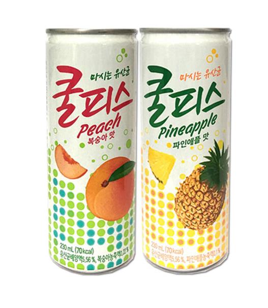韓国クルピス　もも味6本、パインアップル味6本 　＜韓国ドリンク・韓国ジュース＞のサムネイル