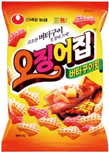 「農心」 オジンオチップバター味83g×3個セット韓国語表記、韓国語表記販、韓国贈り物,韓国お土産
