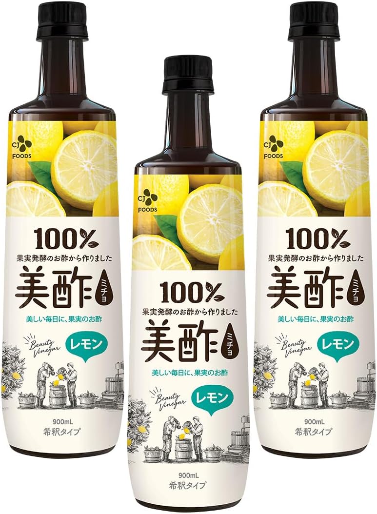 美酢 ミチョ 美酢 (ミチョ) レモン 大容量 900ml 3本セット 保存料無添加 希釈 飲むお酢 ギフト 飲みやすい 常温 みちょ 酢 おいしい ドリンク★ お取り寄せ ミチョ 果実酢 お酢ドリンク 飲みやすい 飲む酢 ★楽天OPENセール★