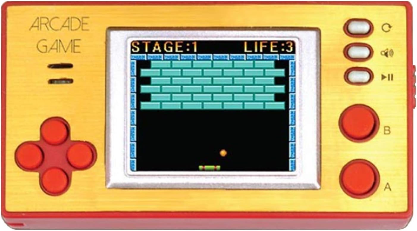 David Toy ミニゲームセンターおもちゃゲーム機, 9 x 5 x 2 cm, 150種類8ビットのゲーム [並行輸入品]