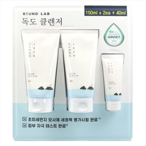 (ROUND LAB) ラウンドラップ 独島クレンザー 150ml X 2 + 40ml