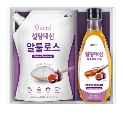 ★韓国発送★砂糖の代わりにアルーロス 400g +アルーロスシロップ 525gセット