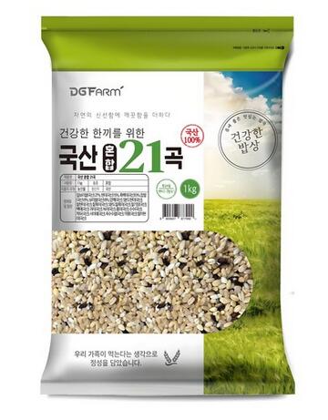 韓国雑穀米 二十一雑穀米 (21種雑穀米) 1kg ★韓国直発送★ 韓国雑穀米 二十一雑穀米 (21種雑穀米) 1kg ★韓国直発送★