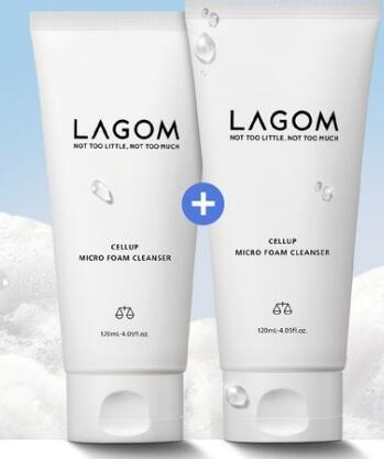 LAGOM(ラゴム) pHバランシング フォームクレンザー 120ml *2個 (メイク落とし・洗顔料)[並行輸入品]