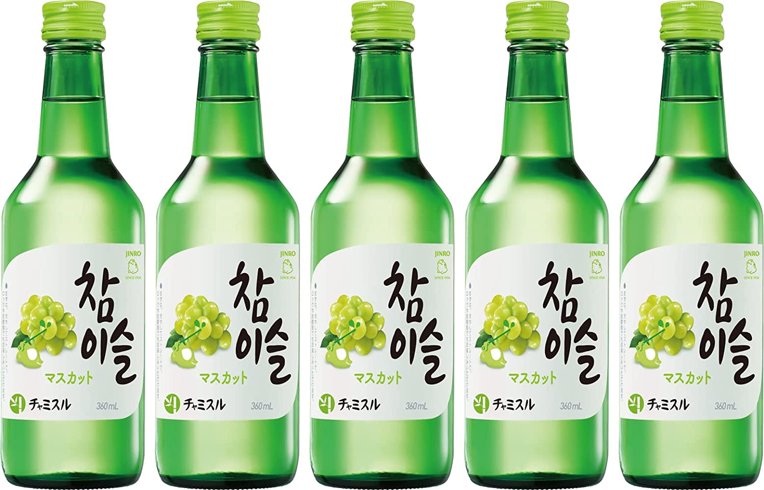 JINRO チャミスル マスカット [リキュール 13度 360ml×5本 ]