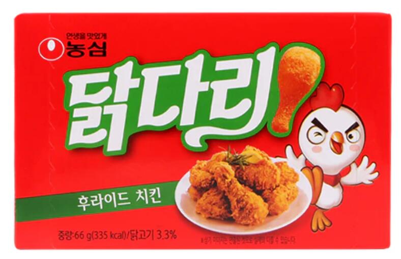 農心 ダッダリ（フライドチキン味）66g 韓国 スナック お菓子 チキン 韓国食品 韓国 お土産 フライド 鶏 お菓子のサムネイル