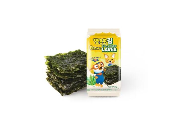 ポロロ お弁当 海苔 1BOX（3P×24袋 PORORO SEASONED LAVER 韓国産 お弁当 海苔 韓国海苔 お歳暮 お年賀 人気 ヘルシー コーンオイル お礼品 おいしい おつまみ お菓子 お酒 ごはん 白米 ふりかけ 韓国食品 クリスマス 誕生日のサムネイル