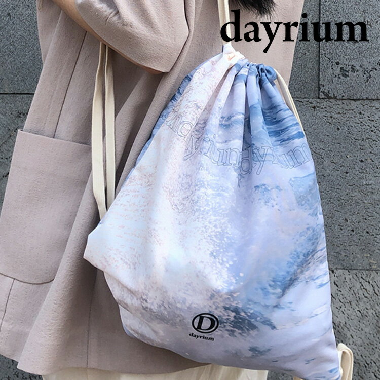 樂天商城 - dayrium(デイリウム) ジムサック パールクリーム Light Gym Sack /pearl cream 韓国バッグ 韓国雑貨 韓国小物 旅行 巾着 ナップサック リュック ストリングバッグ ストリングバッグパック 軽量 【dayrium正規品】【0005】