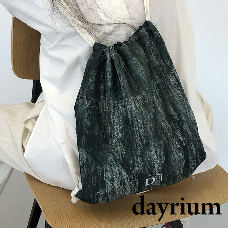樂天商城 - dayrium(デイリウム) ジムサック グリーン Light Gym Sack /the green 韓国バッグ 韓国雑貨 韓国小物 旅行 巾着 ナップサック リュック ストリングバッグ ストリングバッグパック 軽量 【dayrium正規品】【楽天海外通販】
