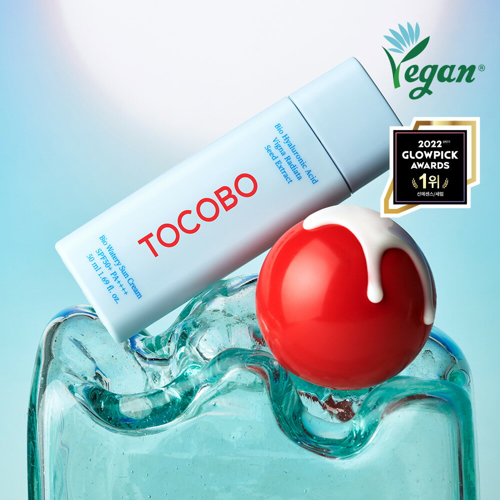 ★国内配送★ TOCOBO(トコボ) バイオ ウォータリー サンクリーム Bio Watery Sun Cream 50ML韓国コスメ uvケア 日焼け止め 日焼け止めクリーム 紫外線対策 紫外線カット uvカット スキンケア 日焼け対策 ヴィーガン 敏感肌にも優しい【国内配送：ネコポス】のサムネイル