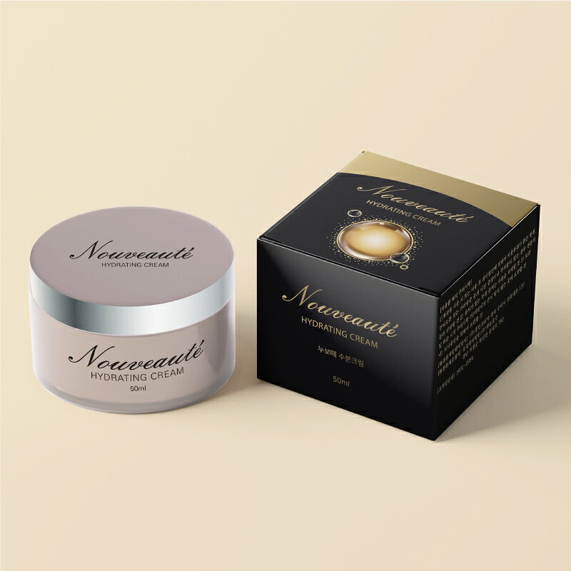 2-110-03 ヒューマンコリア NOUVEAUTE 水分クリーム 50ml 韓国コスメ 植物由来成分配合 うるおい スキンケア 毎日のケア しっとり感 乾燥 ヒアルロン酸 すべての肌タイプ