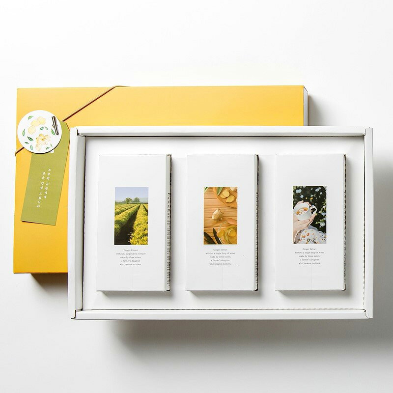 3_108_05 農夫倉庫農事組合法人 農夫倉庫 生姜シロップスティック 30本入り ギフトセット ジンジャー 韓国食品 韓国伝統 韓国産 ラテ エイド ティー...