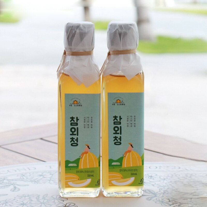 3_75_02 チャムセム営農組合法人 THE YELLONG チャメシロップセット 210ml×3 韓国産 フルーツシロップ ..