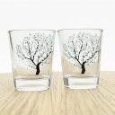 3_74_03 桜モチーフ ソジュグラス 50ml 4個セット ソジュグラス 韓国グラス 韓国雑貨 韓国食器 グラスセット ペアグラス カップルグラス 色が変わ...