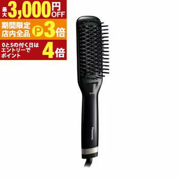 【最大3,000円OFFクーポン有！PT3倍！ブラックフライデー】パナソニック ブラシストレートアイロン EH-HS21 | Panasonic EH-HS21K ストレートアイロン イオニティ ヘアーアイロン ブラック