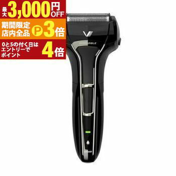 【最大3,000円OFFクーポン有！PT3倍！ブラックフライデー】イズミ メンズシェーバー IZFV533R | IZUMI IZF-V533R-K メンズシェーバー ソリッドモデル 3枚刃 ブラック IZFV533RK