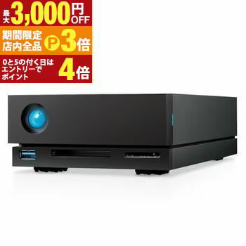 【最大3,000円OFFクーポン有！PT3倍！ブラックフライデー】エレコム 外付ハードディスク STHS10000800 | LACIE ラシー LaCie STHS10000800 1big Dock 外付け HDD 10TB Windows Mac対応