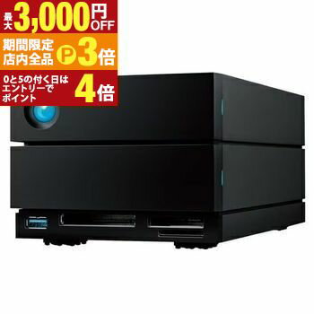 【最大3,000円OFFクーポン有！PT3倍！ブラックフライデー】エレコム 外付ハードディスク STLG48000400 | ELECOM LaCie STLG48000400 LaCie 2big Dock v2 48TB 外付けHDD
