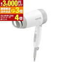 【最大3,000円OFFクーポン有!PT3倍!ブラックフライデー】テスコム ドライヤー TD105B-W | TESCOM ヘアードライヤー naturam ホ...