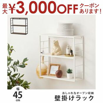 【最大3000円OFFクーポン※スーパーSALE】ウォールシェルフ 本棚 ラック カラーボックス 収納 家具 北欧 モダン 家具 インテリア ナチュラル テイスト 新生活 オススメ おしゃれ