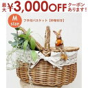 ピクニックバスケット フタ付 中布あり Mサイズ | ラタン バスケット 収納 かご かごバッグ 大きい 籠 かご収納 バッグ ピクニック フタ付き 収納かご 収納ボックス 小物入れ 小物収納 おしゃれ 持ち手 キャンプ アウトドア グランピング 花見 かわいい インテリア 雑貨 花見