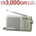 【最大3000円OFFクーポン※お買い物マラソン】パナソニック ラジオ RF-U156 Panasonic RF-U156-S FM/AM 2バンドレシーバー 高感度ラジオ RFU156S