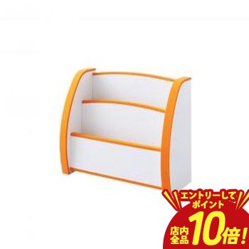【P10倍（要エントリー）＋クーポン】子供用収納 ソフト素材キッズファニチャーシリーズ 絵本ラック biblio ビブリオ スリムタイプ