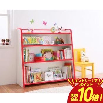 【P10倍（要エントリー）＋クーポン】子供用収納 ソフト素材キッズファニチャーシリーズ 本棚 joy ジョイ レギュラータイプ