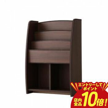 【P10倍（要エントリー）＋クーポン】リビング収納 チェスト キャビネット タンス テレビ台 ソフト素材 リビングカラーシリーズ 棚付絵本ラック レギュラー
