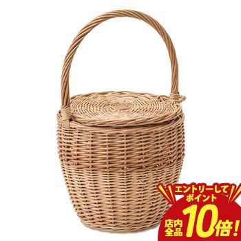 【エントリーでP10倍！クーポン有！スーパーSALE】ウィッカーバスケット | カゴ トート ナチュラル バスケット バッグ 小さめ 籠 手提げ 手さげ おしゃれ かわいい かごバスケット 天然素材 ウィッカーバスケット 柳バスケット 手作り ハンドメイド