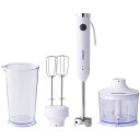 クイジナート ハンドブレンダー HB504WJ | Cuisinart スリム&ライト マルチハンドブレンダーW HB-504WJ