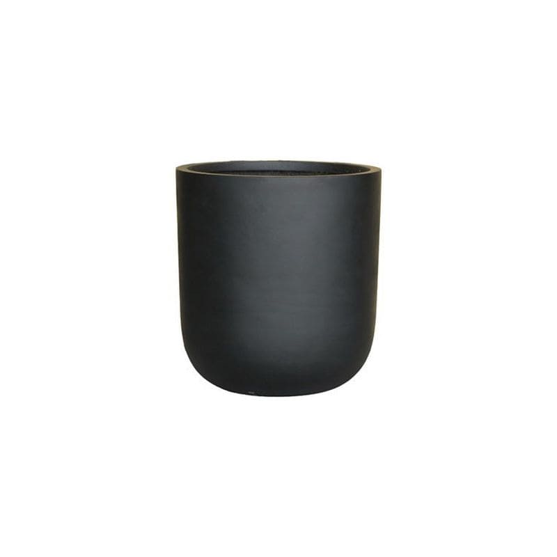 クオーレ トール M 白黒 黒 白色 黒色 セメントファイバー セメントファイバープランター 無地 モノト..