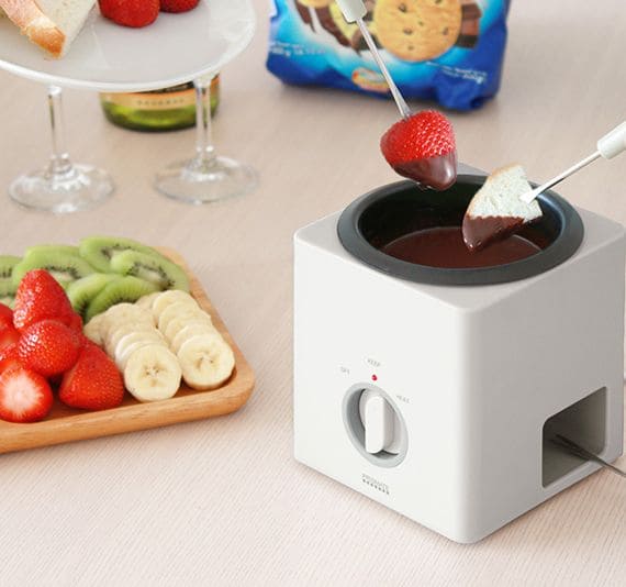 フォンデュブロック レシピブック付 チーズフォンデュ チョコフォンデュ チョコレートフォンデュ バー..