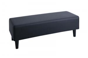 Leather - 【最大3,000円OFFクーポン有・10日PT2倍！お買い物マラソン】ソファ ソファー 2人掛け スタンダードソファ デザインソファ 空間に合わせて色と形を選ぶレザーカバーリング待合ロビーソファ ソファ単品 背なし 2P