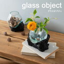 グラスオブジェ | ガラスオブジェ オブジェ ガラス 流木 モダン テラリウム アクアリウム 花器 ディスプレイ ガラス フラワーポット 南国 フラワーベース アート 1点もの 花瓶 花びん ナチュラル 自然 個性 個性的 飾り 水槽 新生活 置き物 置物 部屋飾り 観葉植物 鉢 水鉢