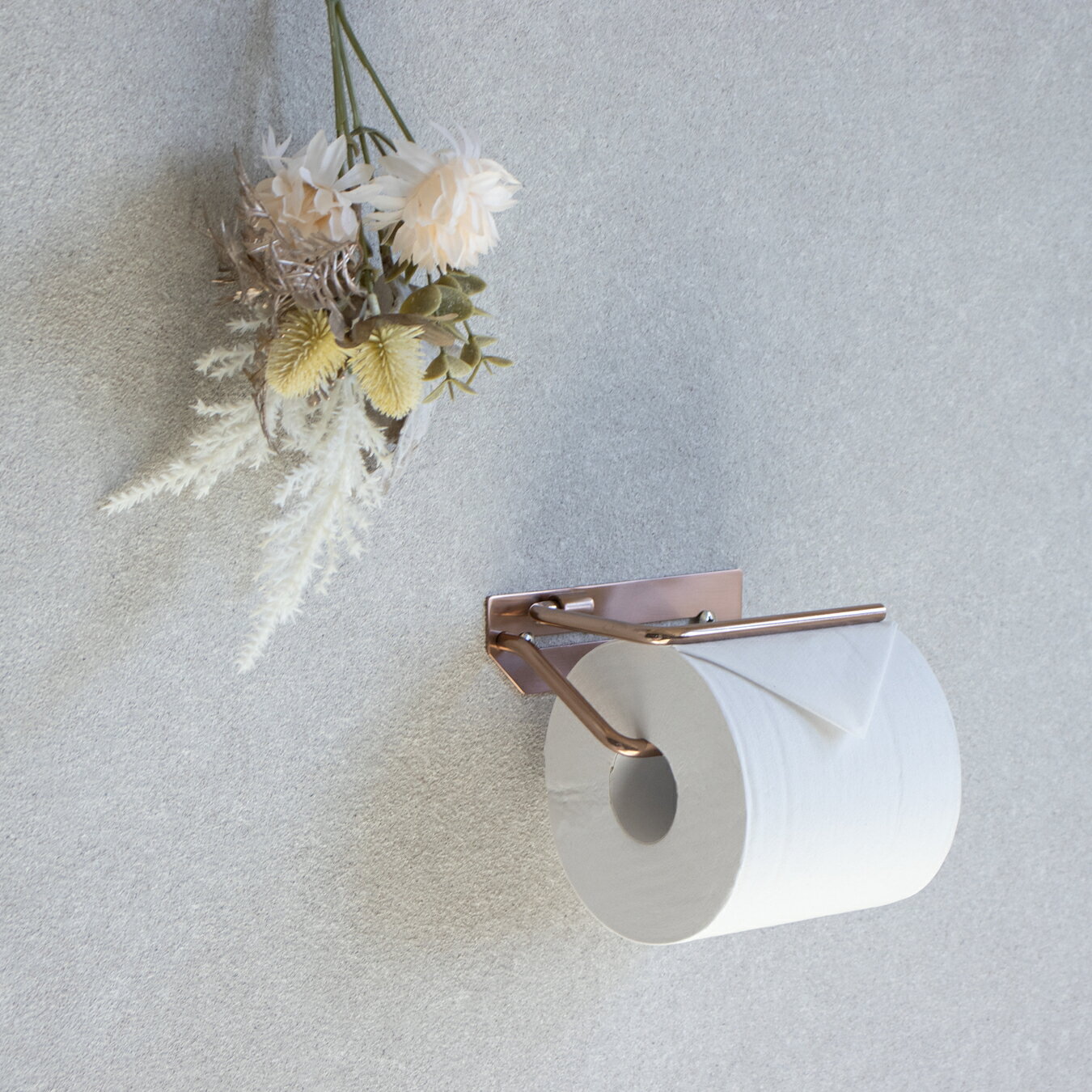 ステンレストイレットペーパーホルダー | ペーパーホルダー シンプル シングル ダブルトイレットペーパーホルダー おしゃれなトイレットペーパーホルダー 1連 2連 おしゃれ コンパクト ピンク ピンクゴールド 錆防止 壁付け モダン かわいい