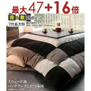 【8/10限定!エントリーでP10倍!更に店内全品P2倍!】こたつ布団2点セット 掛布団 敷布団 7尺長方形 90×210cm天板対応 | こたつ 掛け布団 敷...