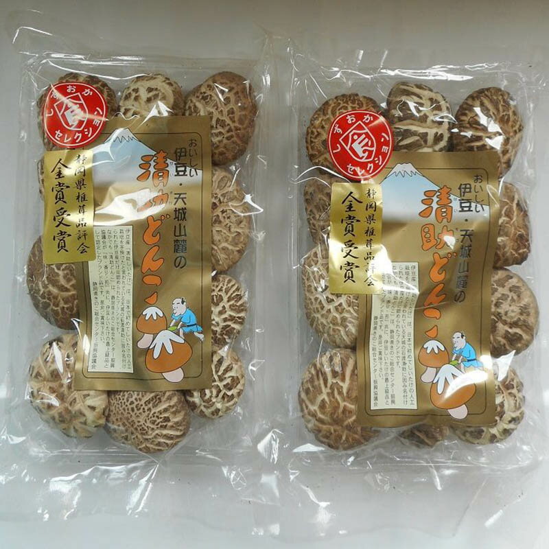 【産直商品】令和2年度「静岡県乾椎茸箱物品評会」金賞受賞品（110g）×2袋