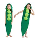 ハロウィン衣装 さやえんどう 野菜 子供 コスプレ衣装 着ぐるみ えんどう豆 さやエンドウ 変装 エンドウ豆 コスチューム 女の子 男の子 食べ物コスプレ レデ...